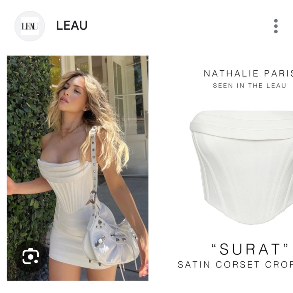 Leau Surat Top Small NWT